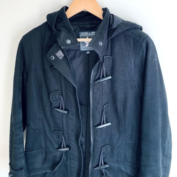 Spiewak black canvas toggle jacket - Picture 8 of 16